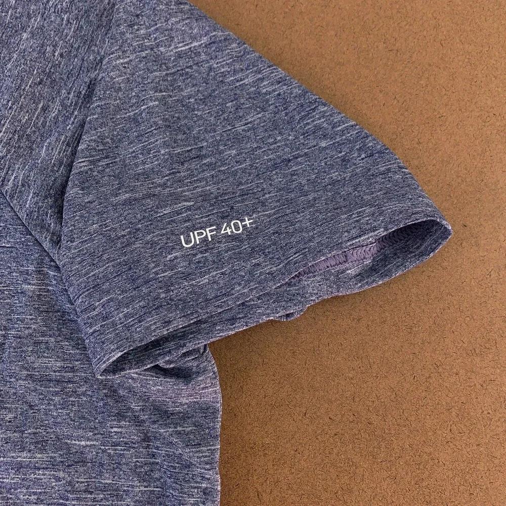 Nike Swim Dri Fit Men's Size medium‎ Blue Short Sleeve UPF 40+ Crew Neck Tee